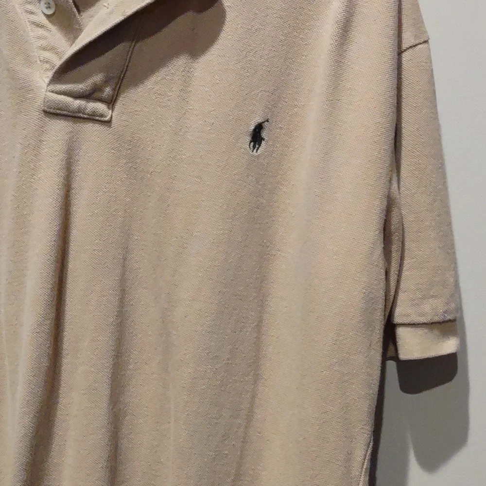Ralph Lauren Brown, Tan Polo Shirt, Short Sleeve, Medium